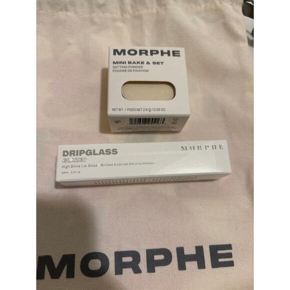 Morphe Dripglass glazed high shine gloss & Mini Bake & Set - Picture 2 of 4